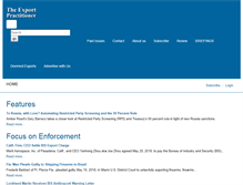Tablet Screenshot of exportprac.com